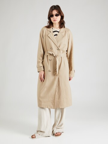 Manteau mi-saison 'NELLIE' JDY en beige : devant