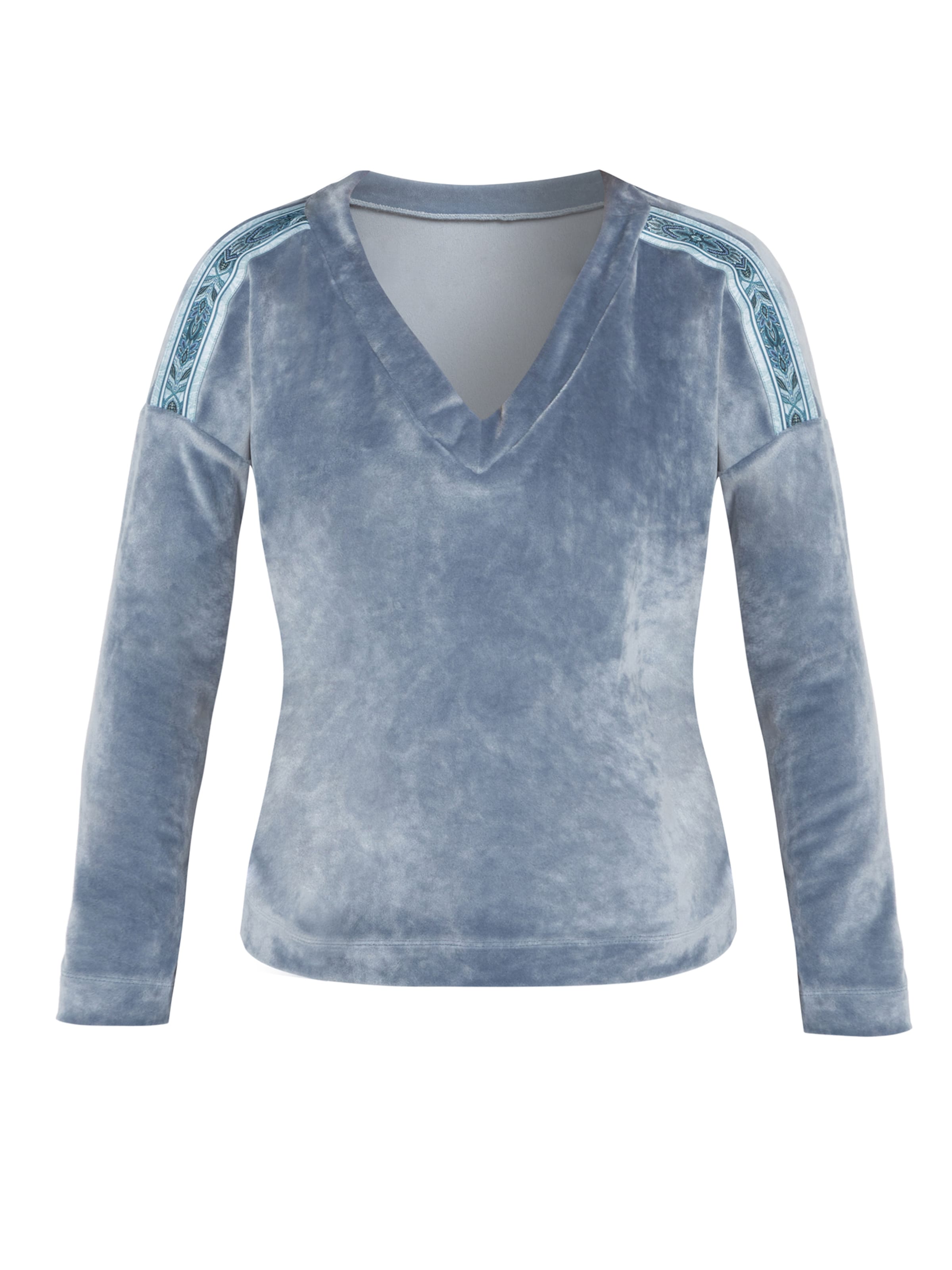 JIORO Top 'ESSENTIALS' in Grey: front