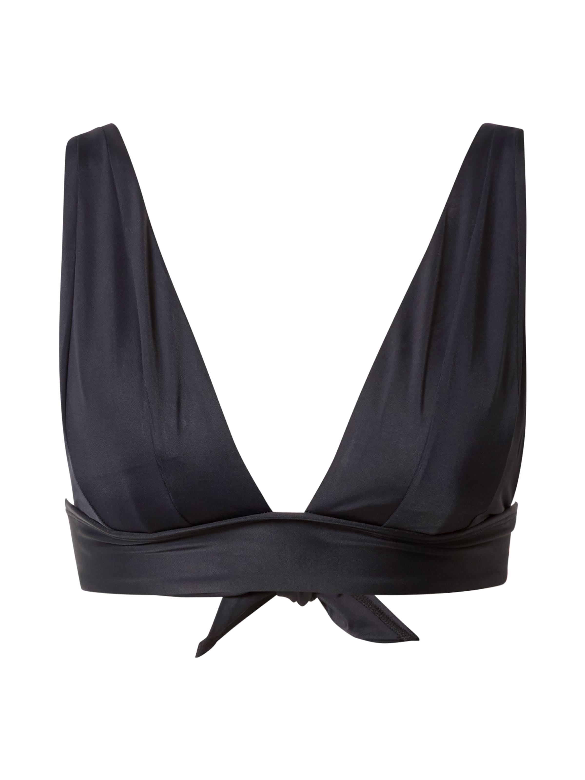 Hunkemöller Τρίγωνο Τοπ μπικίνι 'Luxe' σε μαύρο: μπροστά