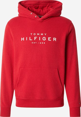 Felpa di TOMMY HILFIGER in rosso: frontale