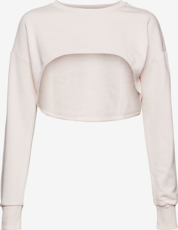 ESPRIT Athletic Sweatshirt in Beige: front