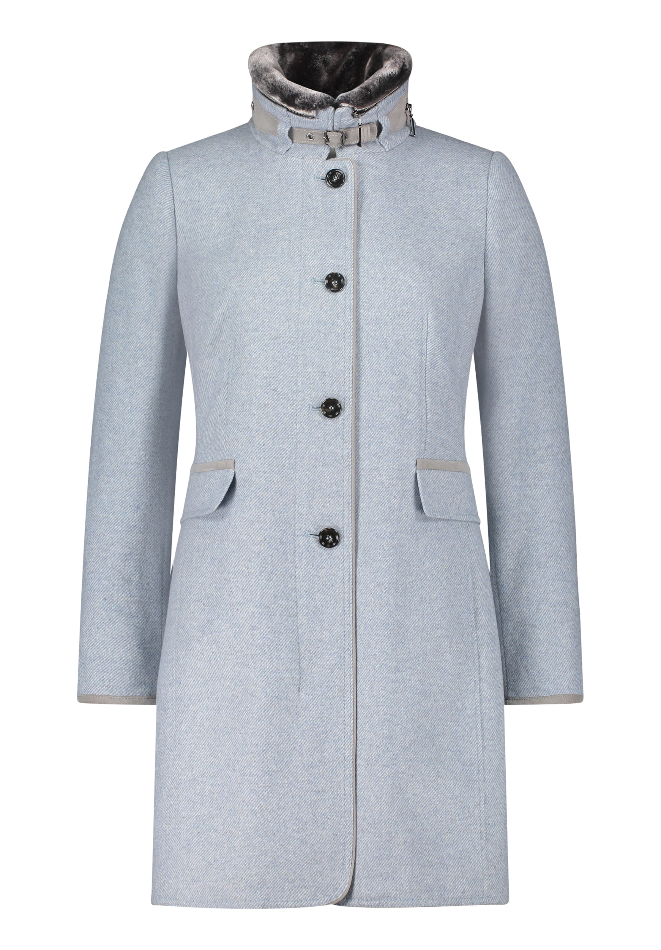 GIL BRET Tussenmantel in Blauw: voorkant