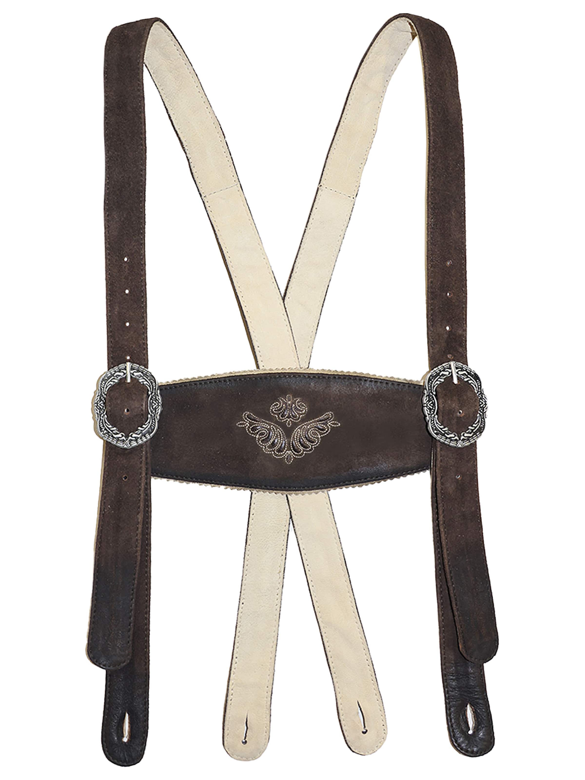 Rißberg Bretels in Bruin: voorkant