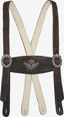 Rißberg Hosenträger in Braun: Vorderseite