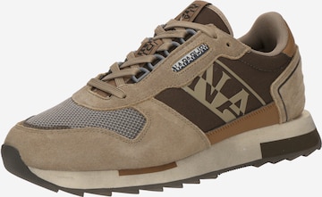 Baskets basses NAPAPIJRI en marron : devant