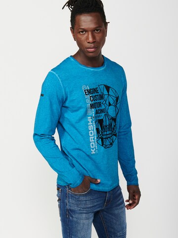 KOROSHI Shirt in Blauw