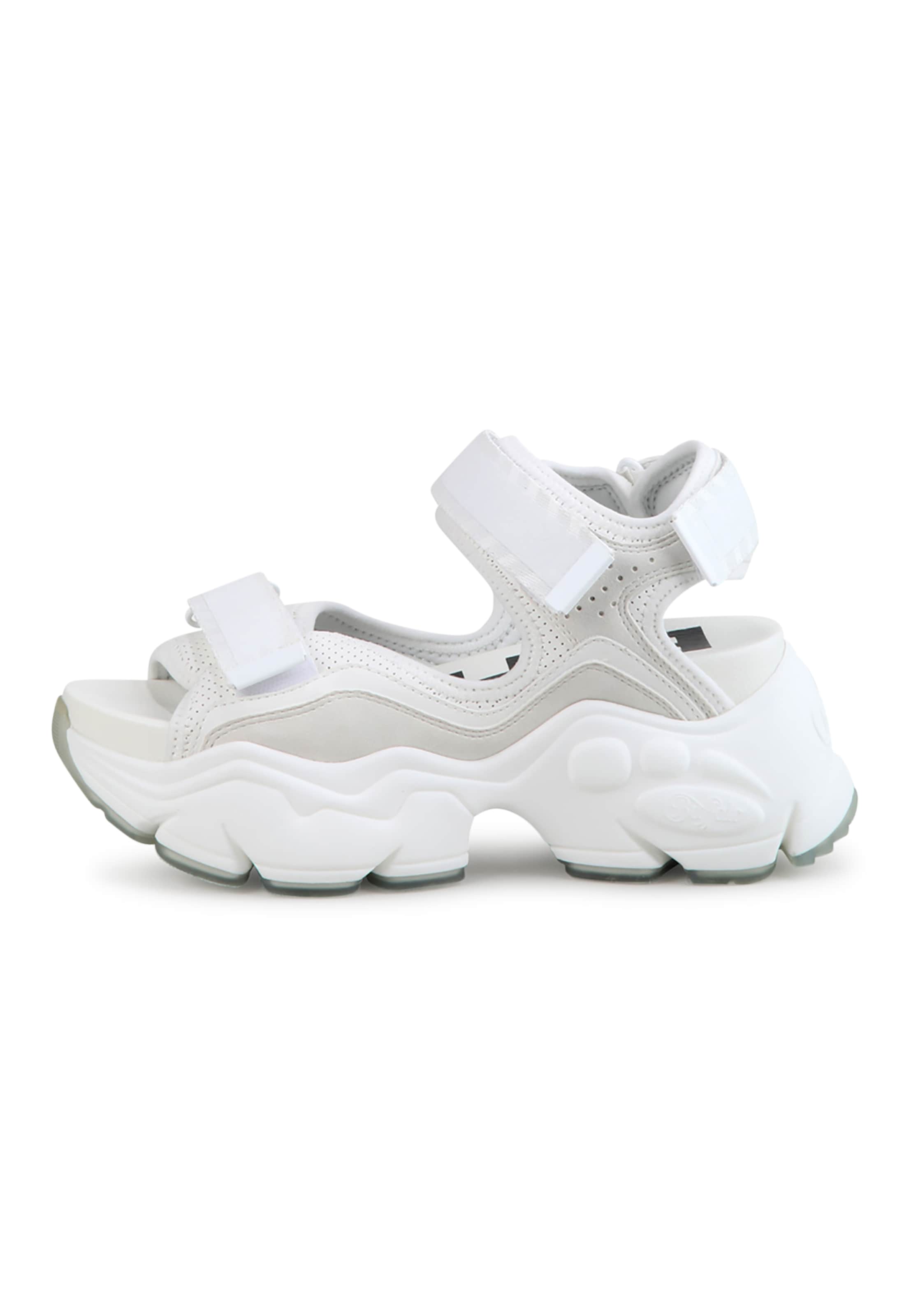 Sandalo 'Binary 0' BUFFALO di colore grigio chiaro / bianco, Visualizzazione prodotti