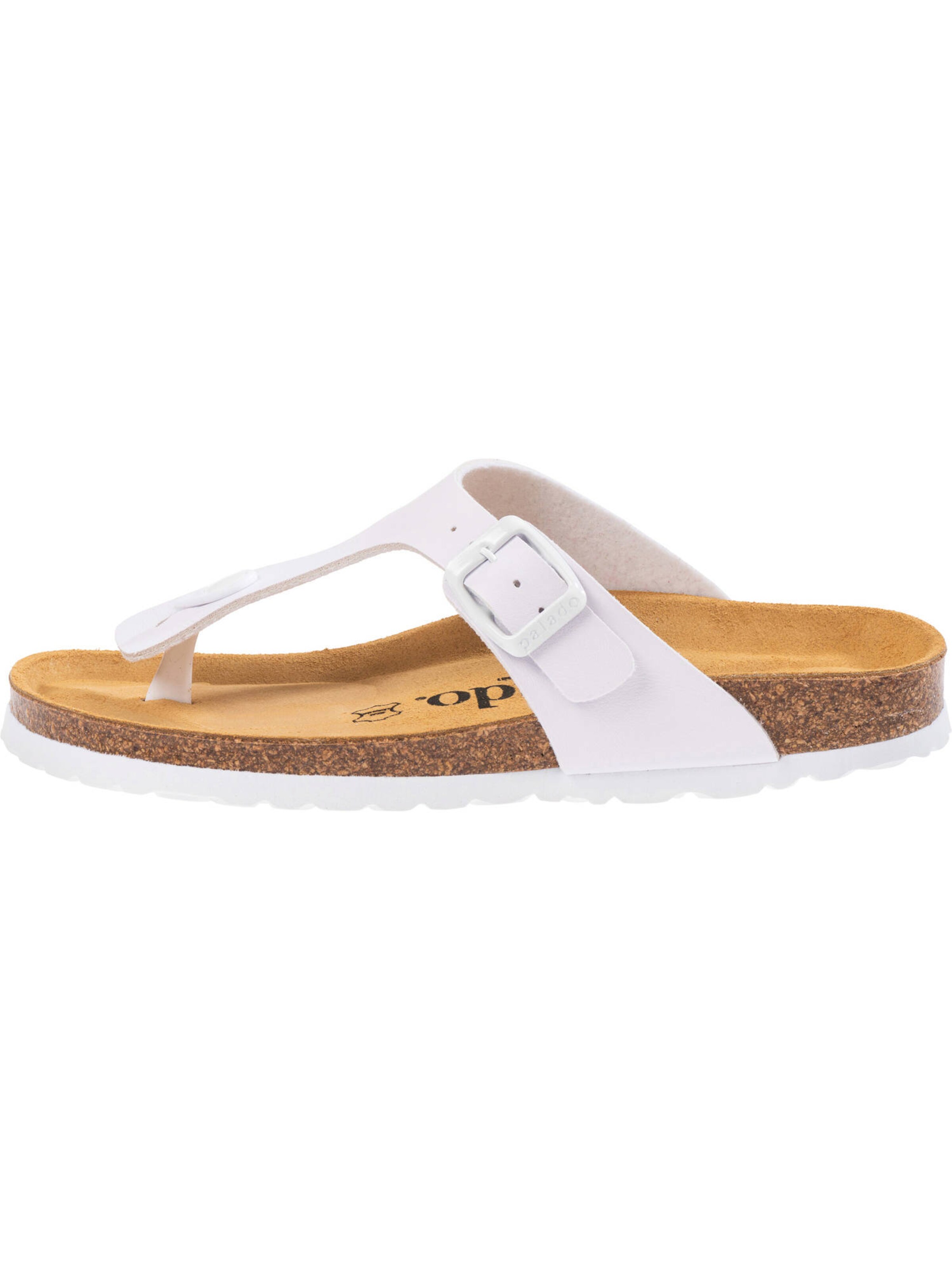 Palado Teenslipper 'Kos' in Wit: voorkant