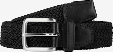 JACK & JONES Belt 'JACSPRING Braided' in Black: front