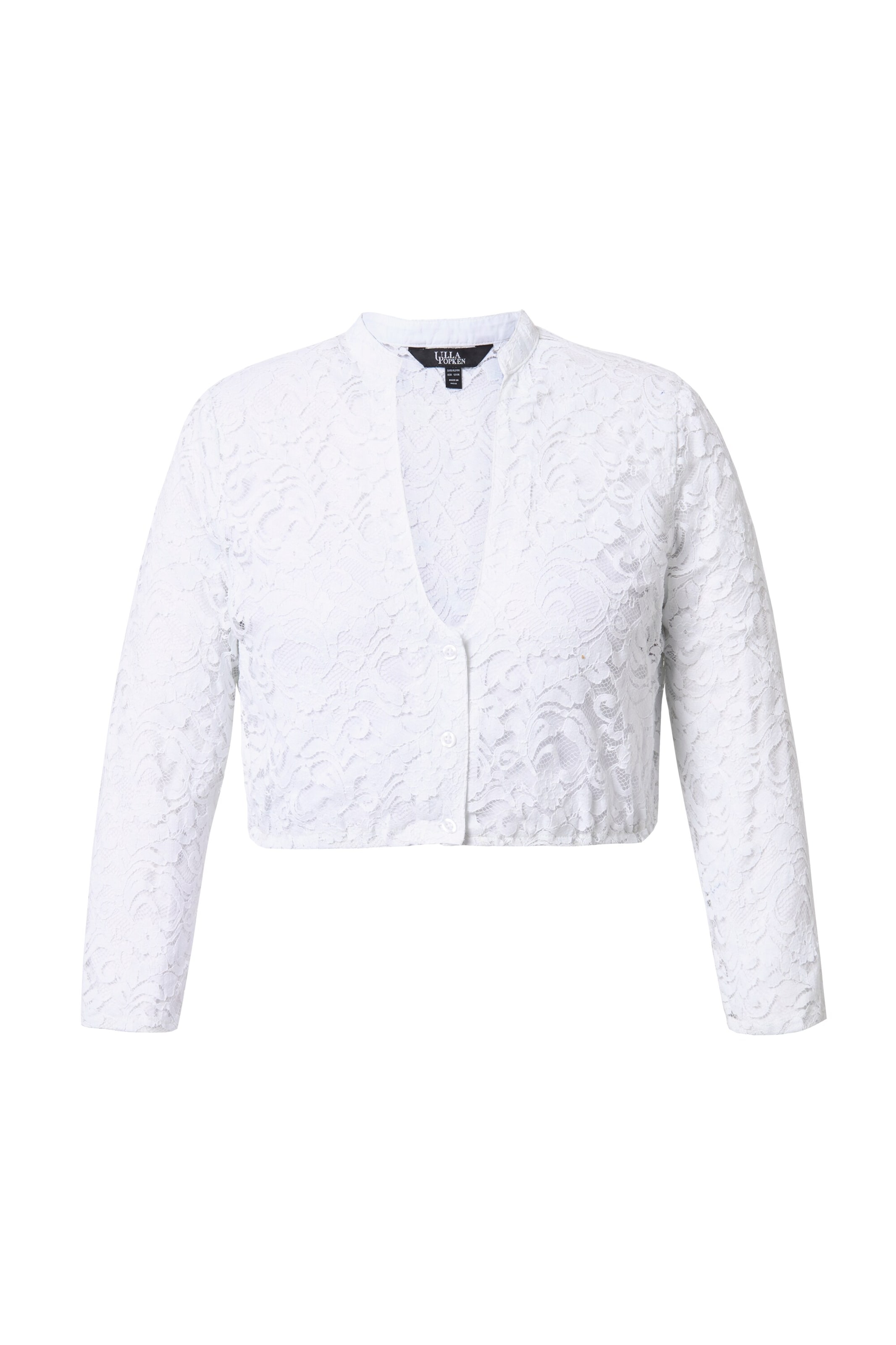 Ulla Popken Bluse in Weiß: Vorderseite