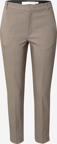 InWear Pleat-Front Pants 'Zella' in Grey: front