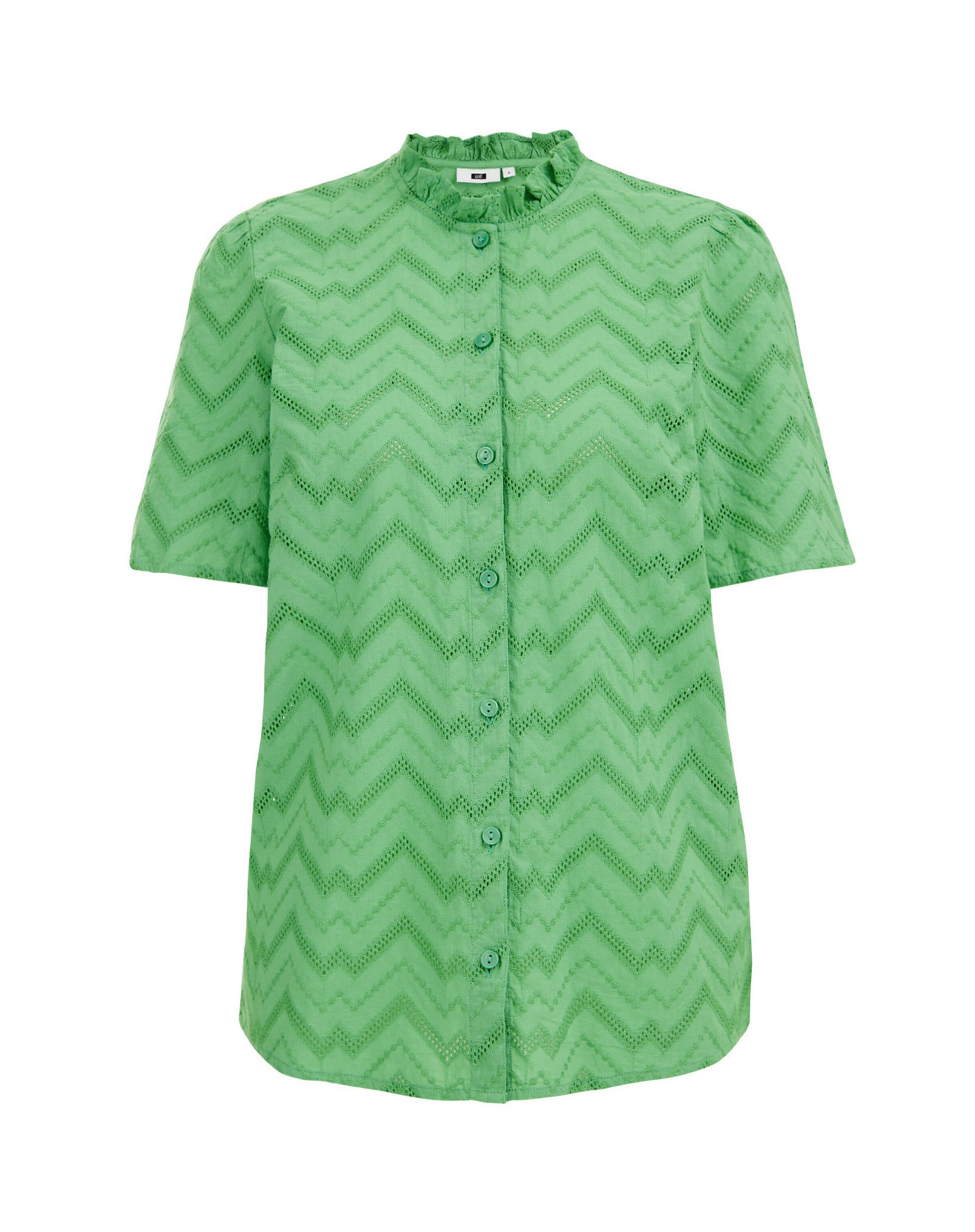 Chemisier WE Fashion en vert : devant