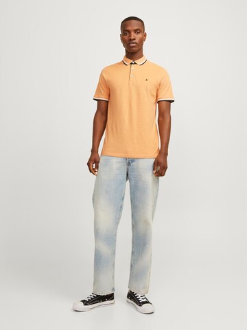 Tricou 'JJEPaulos' de la JACK & JONES pe portocaliu
