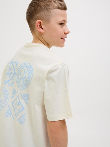 T-Shirt 'JORParos' Jack & Jones Junior en blanc