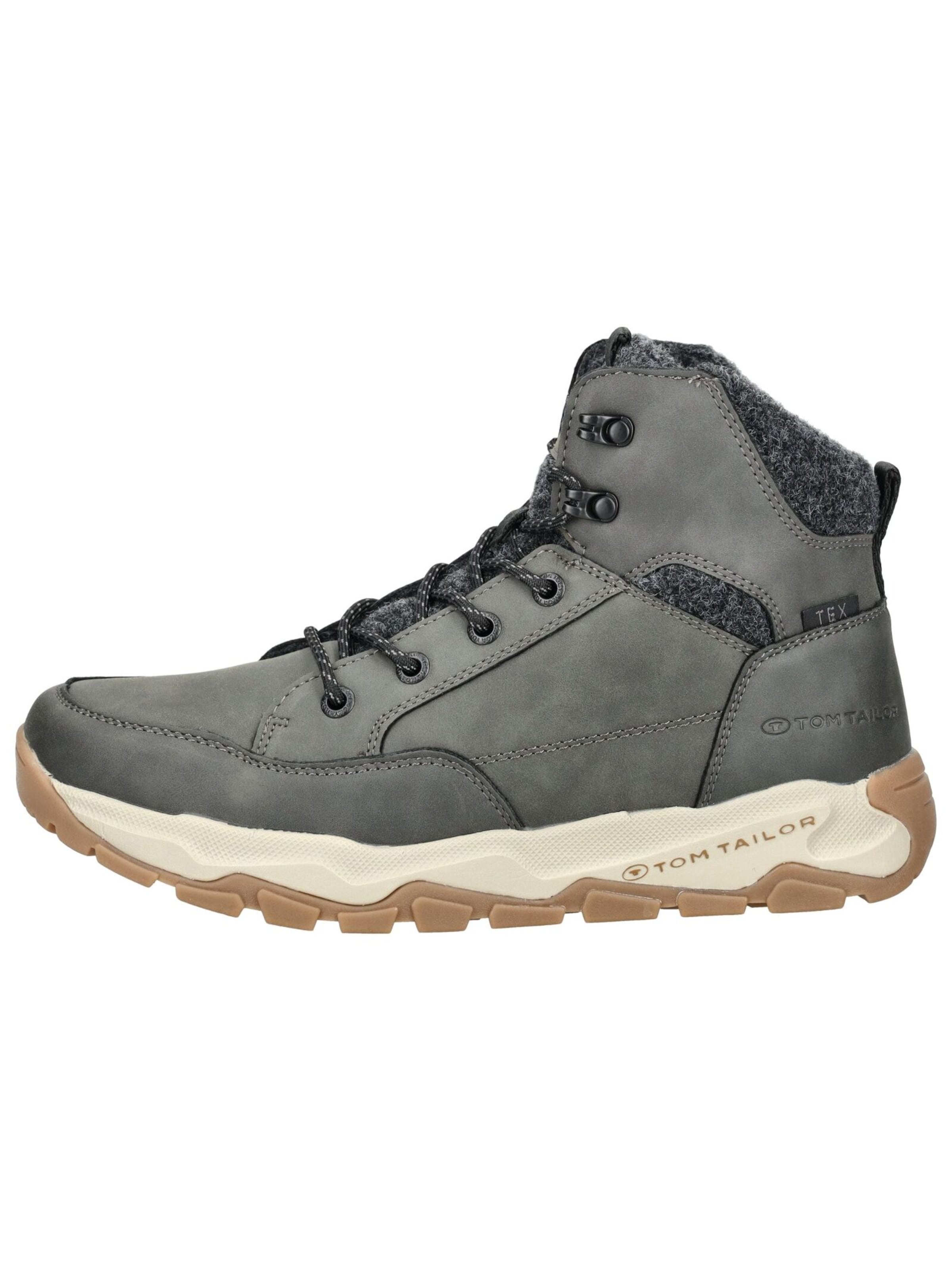 Boots stringati di TOM TAILOR in grigio