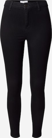 TOPSHOP Skinny Jeans 'Joni' in Zwart: voorkant