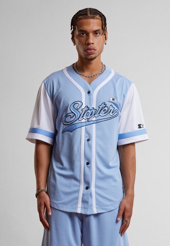 Starter Black Label Comfort Fit Hemd in Blau: Vorderseite