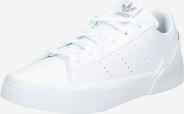 ADIDAS ORIGINALS - Sapatilhas baixas 'Court Tourino' em branco: frente