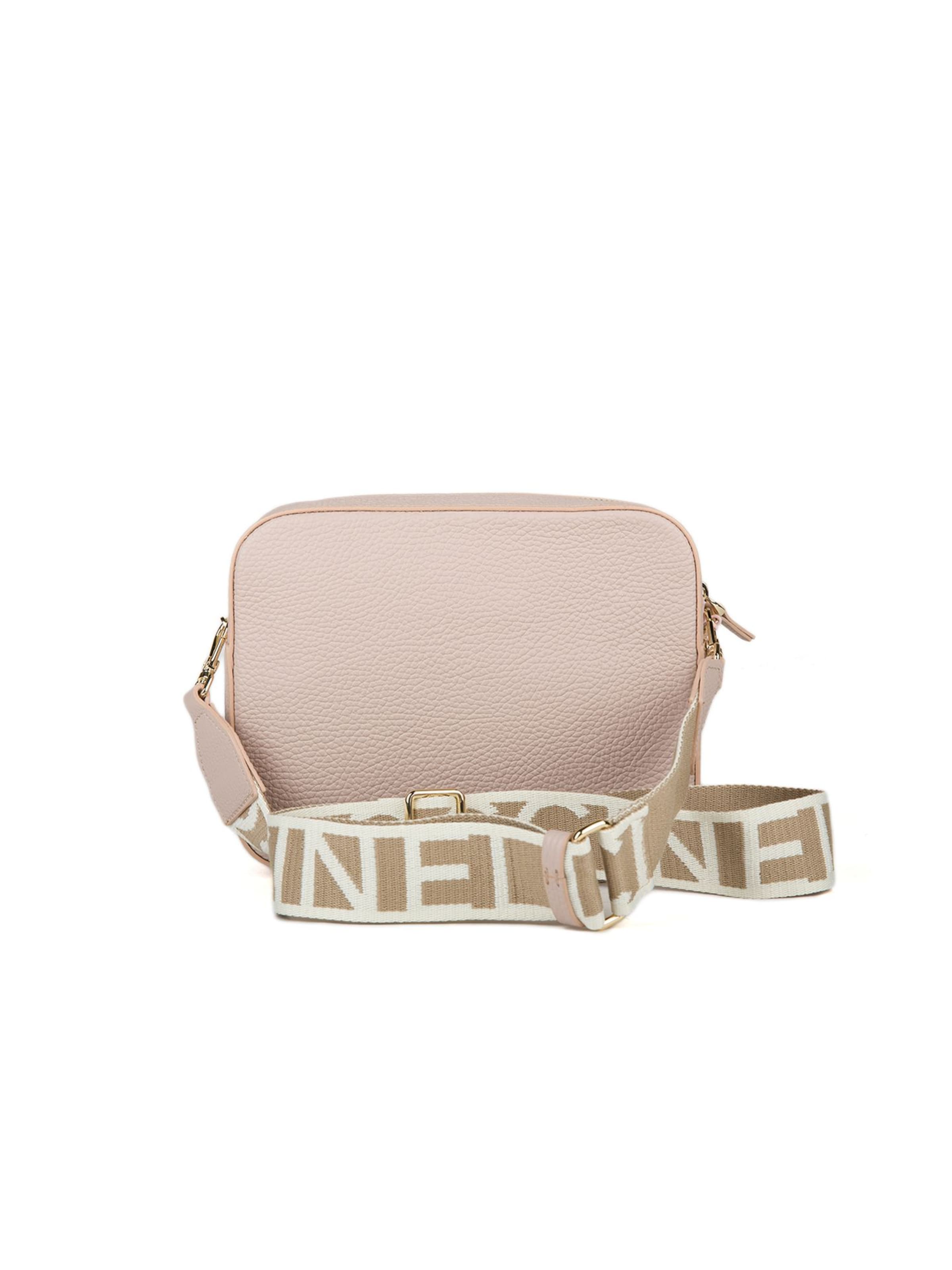 Coccinelle Umhängetasche 'Tebe Mini Bag Grained Leather'‌‌‌‌ in Beige