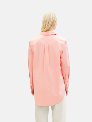 TOM TAILOR DENIM Bluse in Pink