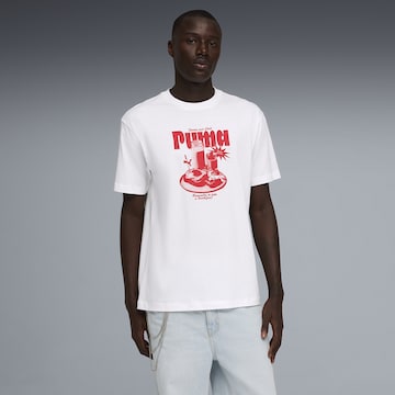 PUMA Shirt 'Breakfast' in White: front