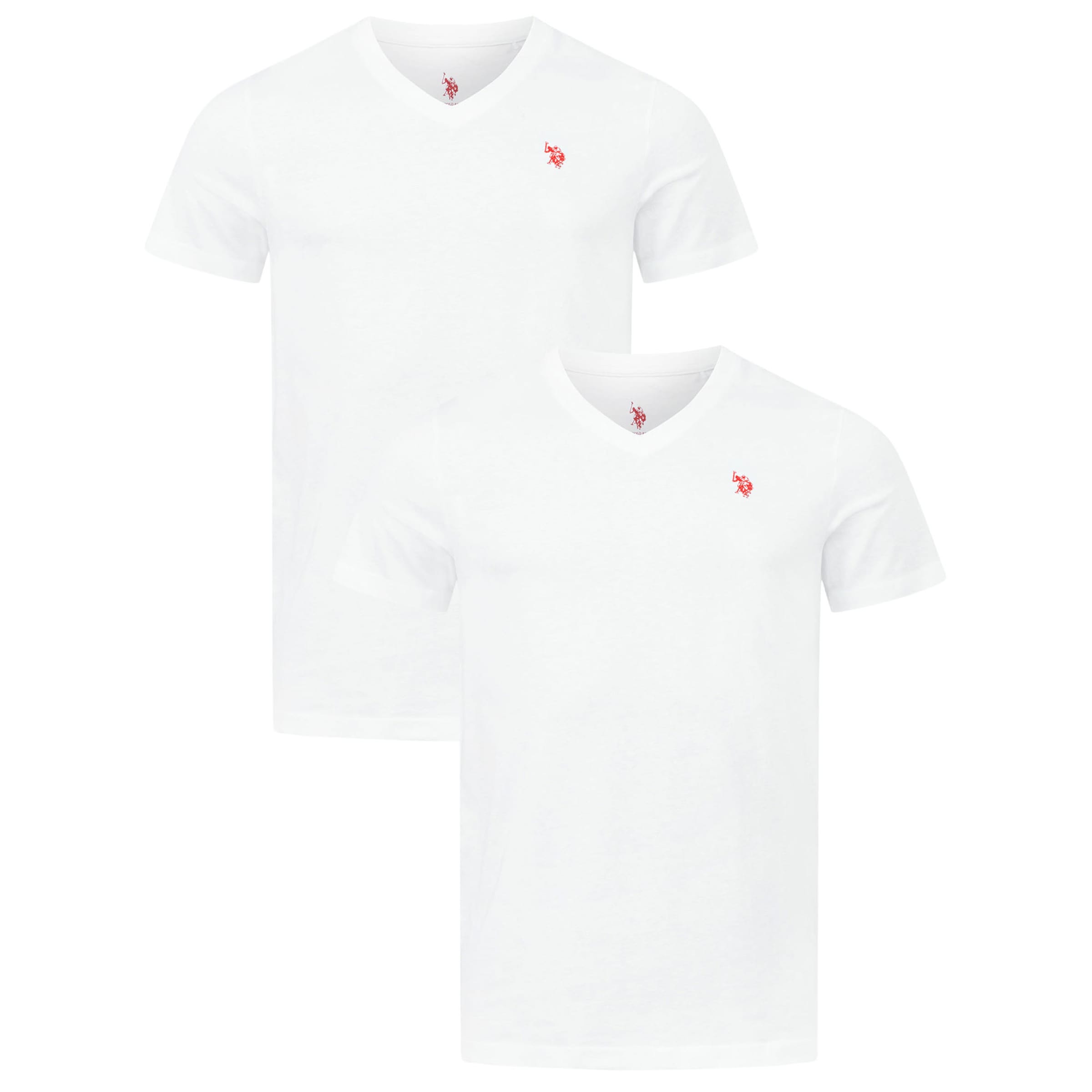 U.S. POLO ASSN. Shirt in White: front