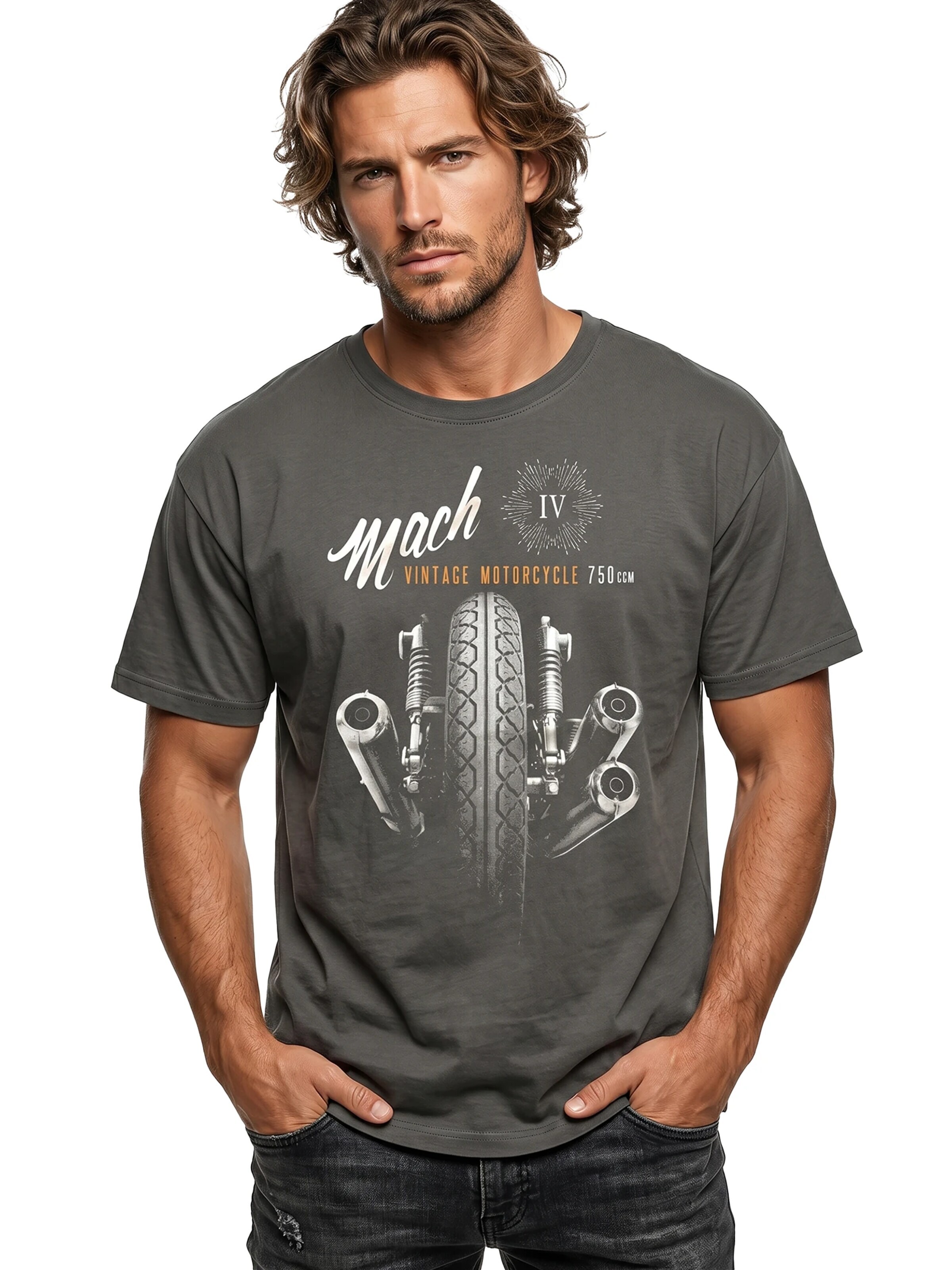 MAKAYA Shirt 'Mach 4' in Grey