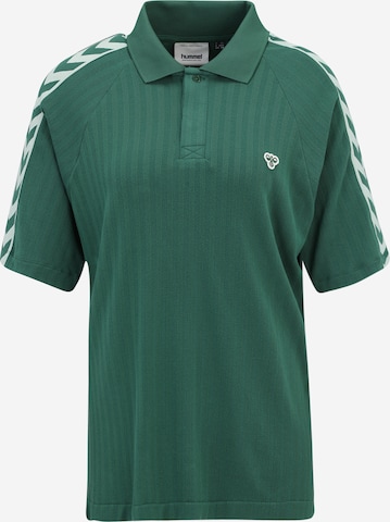 Tricou funcțional de la Hummel pe verde: față