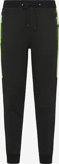 Pantaloni Mo SPORTS di colore verde chiaro / nero, Visualizzazione prodotti