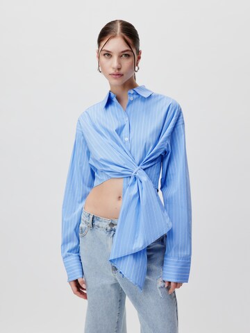 Camicia da donna 'Svea' di LeGer by Lena Gercke in blu: frontale