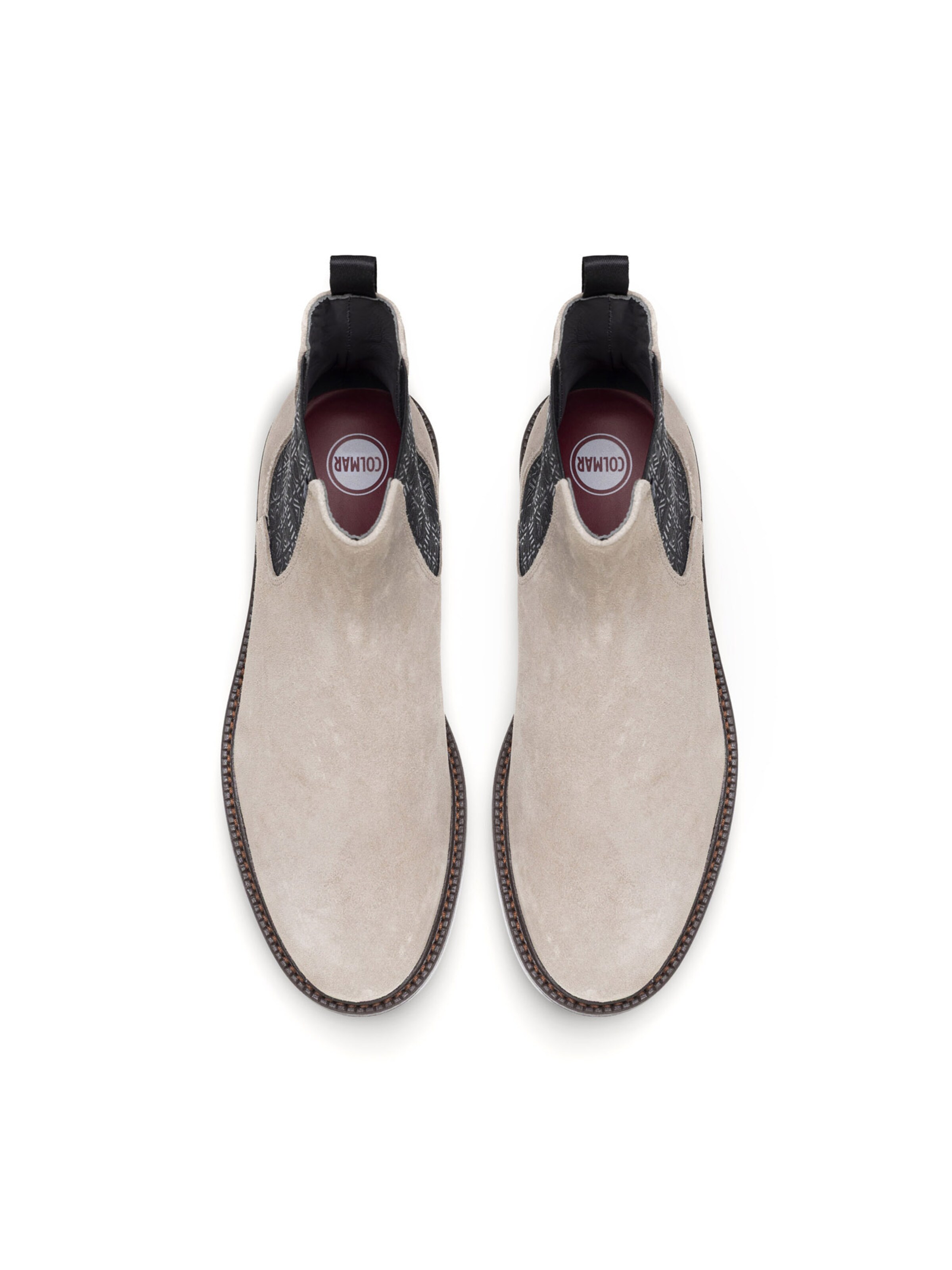 Colmar - Botas Chelsea 'Chase' en beige: arriba