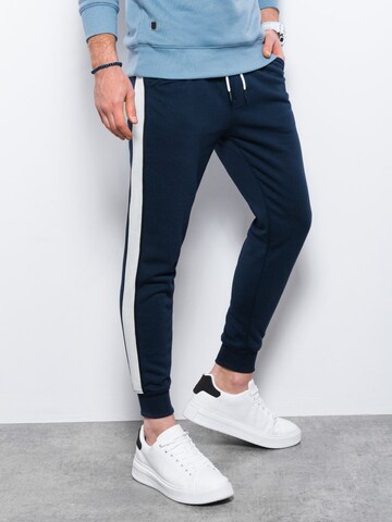 Ombre Tapered Hose 'P865' in Blau