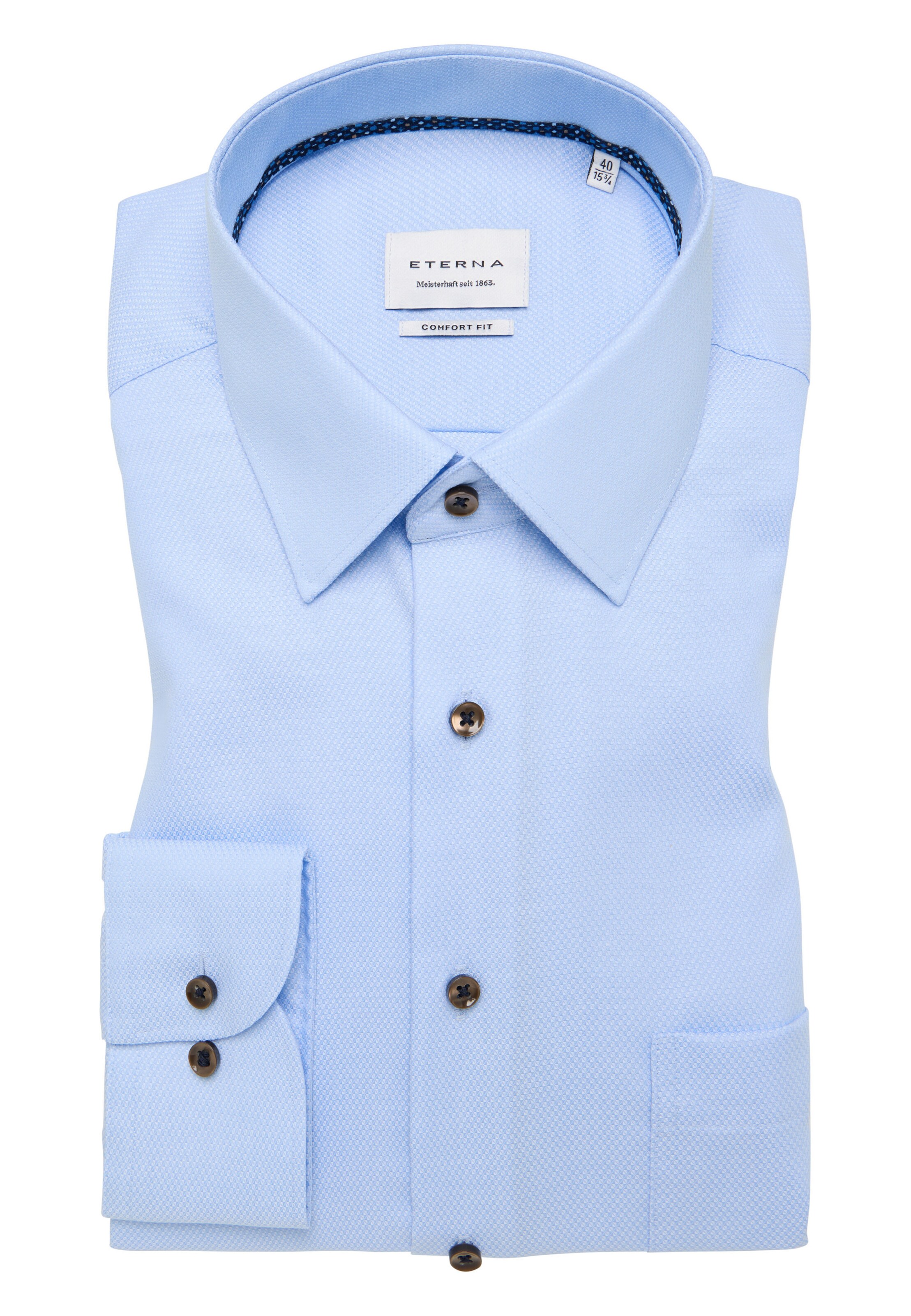 ETERNA Comfort fit Business shirt in Blue
