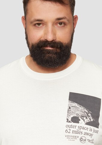 s.Oliver Men Big Sizes Shirt in White