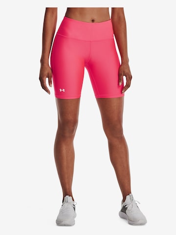 UNDER ARMOUR Skinny Sportsbukser i pink: forside