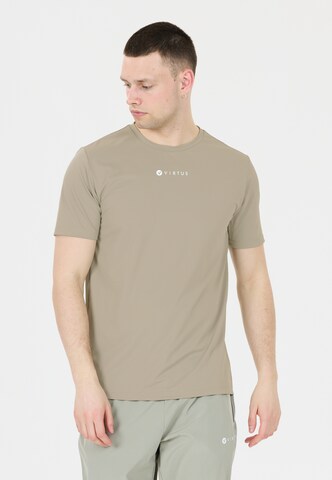 Virtus Performance shirt 'Roger V2' in Beige: front