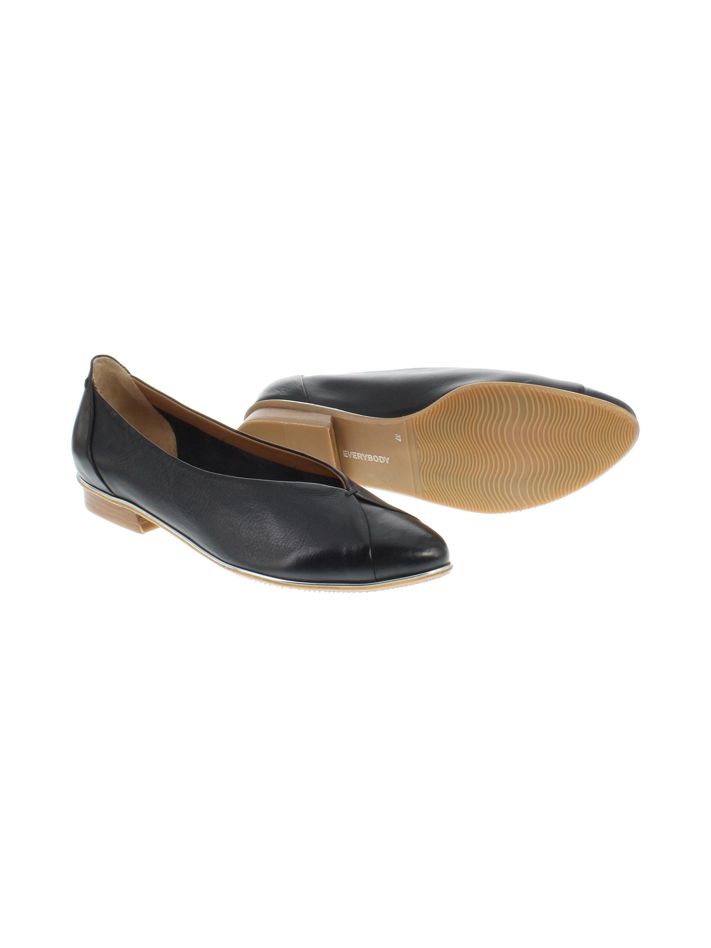 Everybody Ballet Flats 'BETA - Ballerina mit V-Ausschnitt' in Blue