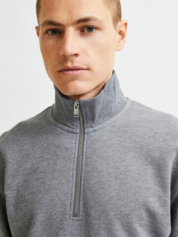 Sweat-shirt SELECTED HOMME en gris