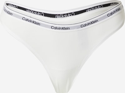 Calvin Klein Underwear Stringid helehall / must / valge, Tootevaade