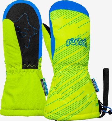 REUSCH Athletic Gloves 'Maxi' in Yellow: front