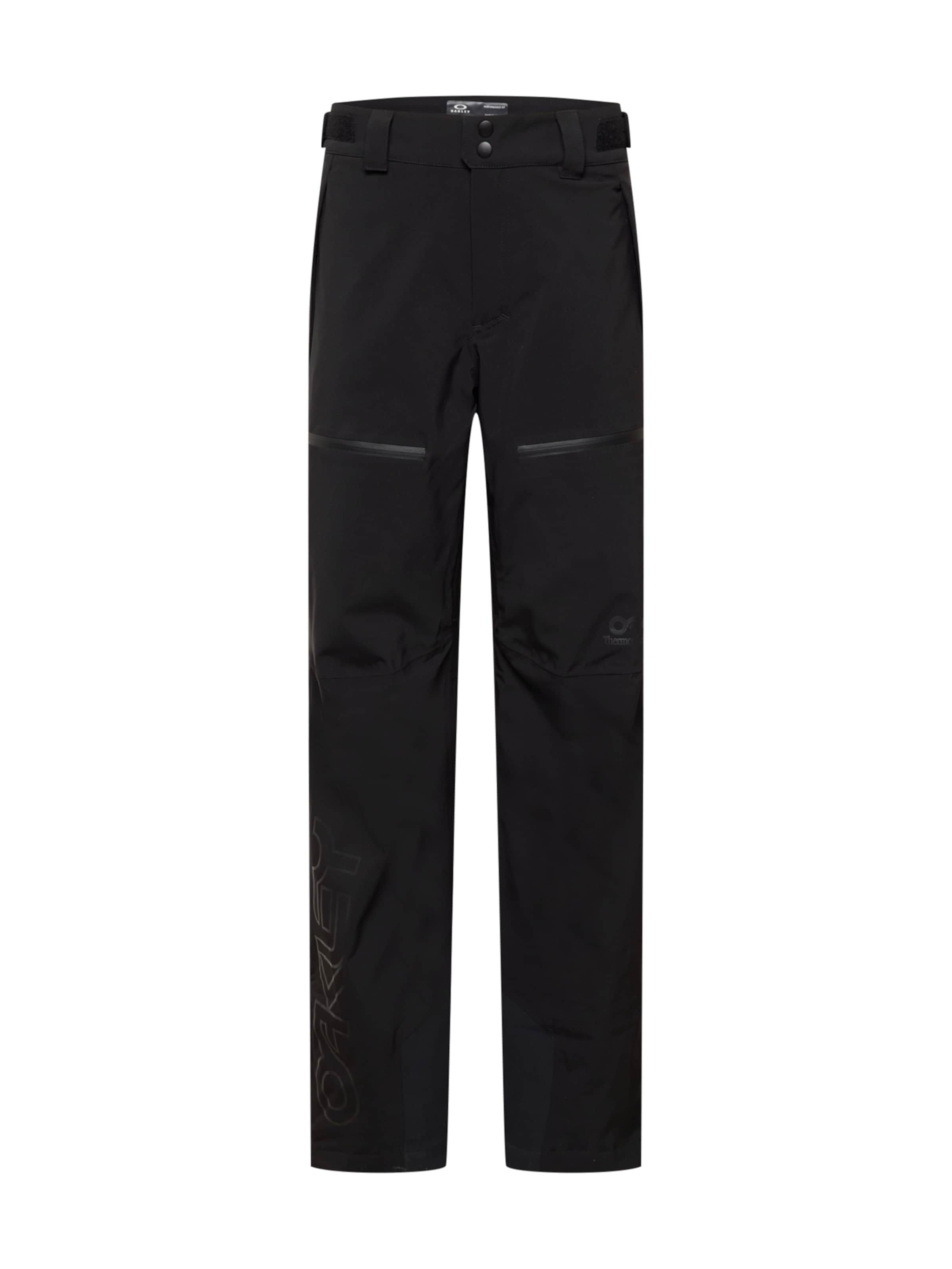 OAKLEY regular Παντελόνι πεζοπορίας σε μαύρο: μπροστά