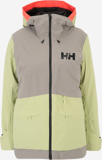 HELLY HANSEN Športna jakna 'POWCHASER 2.0' | siva / svetlo zelena / rdeča / črna barva, Prikaz izdelka