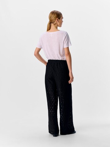 OBJECT - Pierna ancha Pantalón 'OBJLAILA' en negro