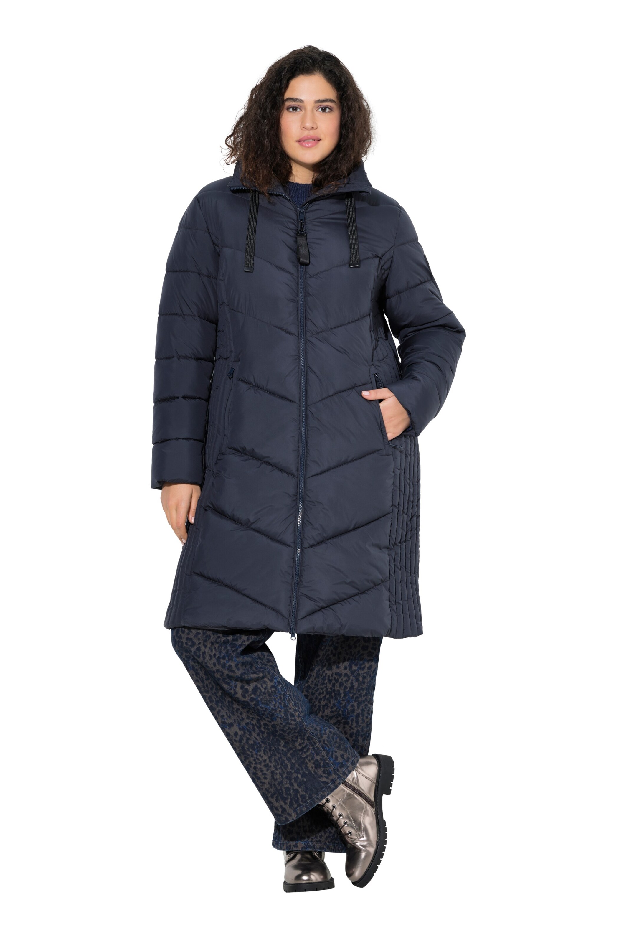 Ulla Popken Jacke in Blau: Vorderseite