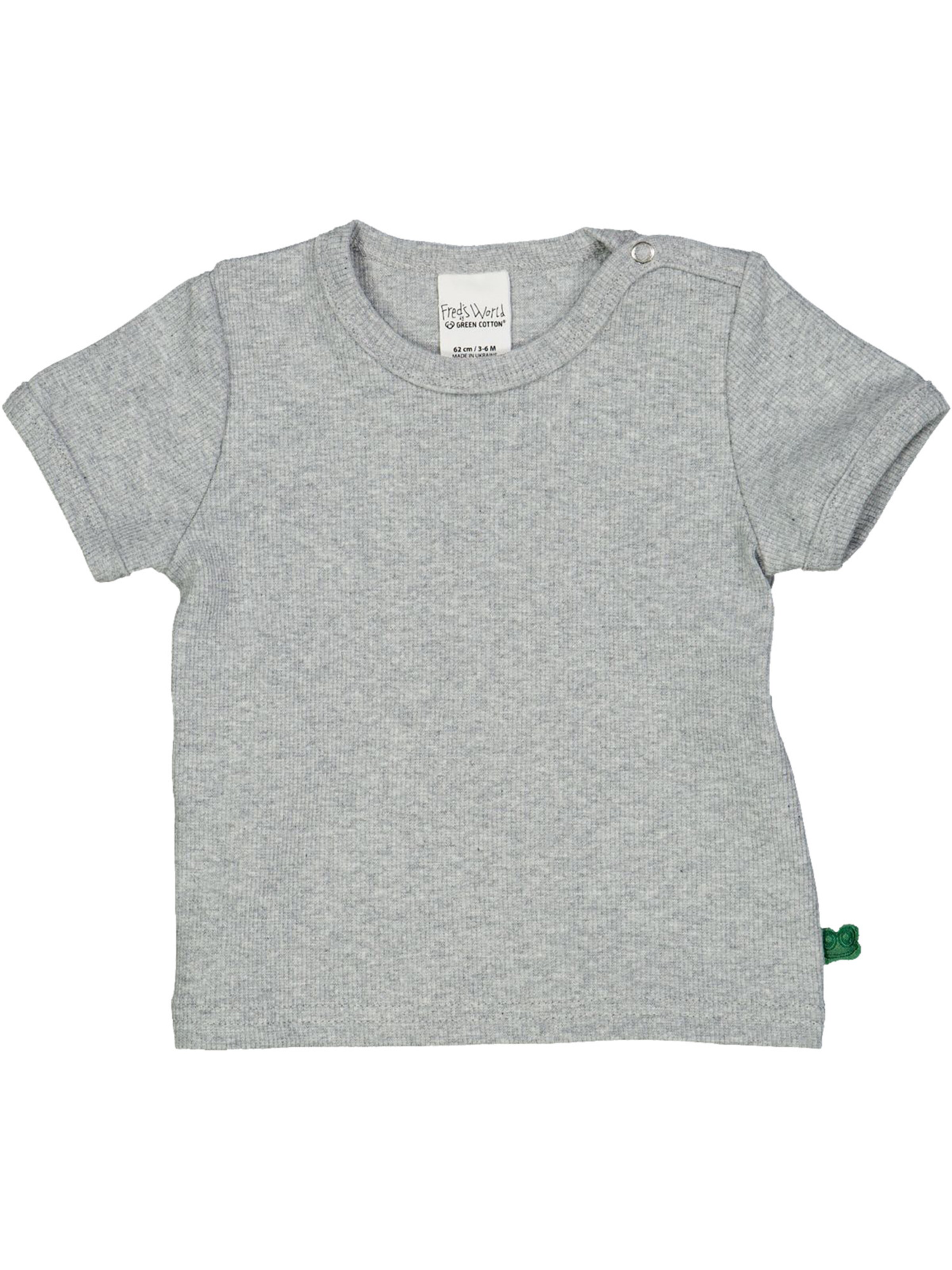 Maglietta di Fred's World by GREEN COTTON in grigio: frontale