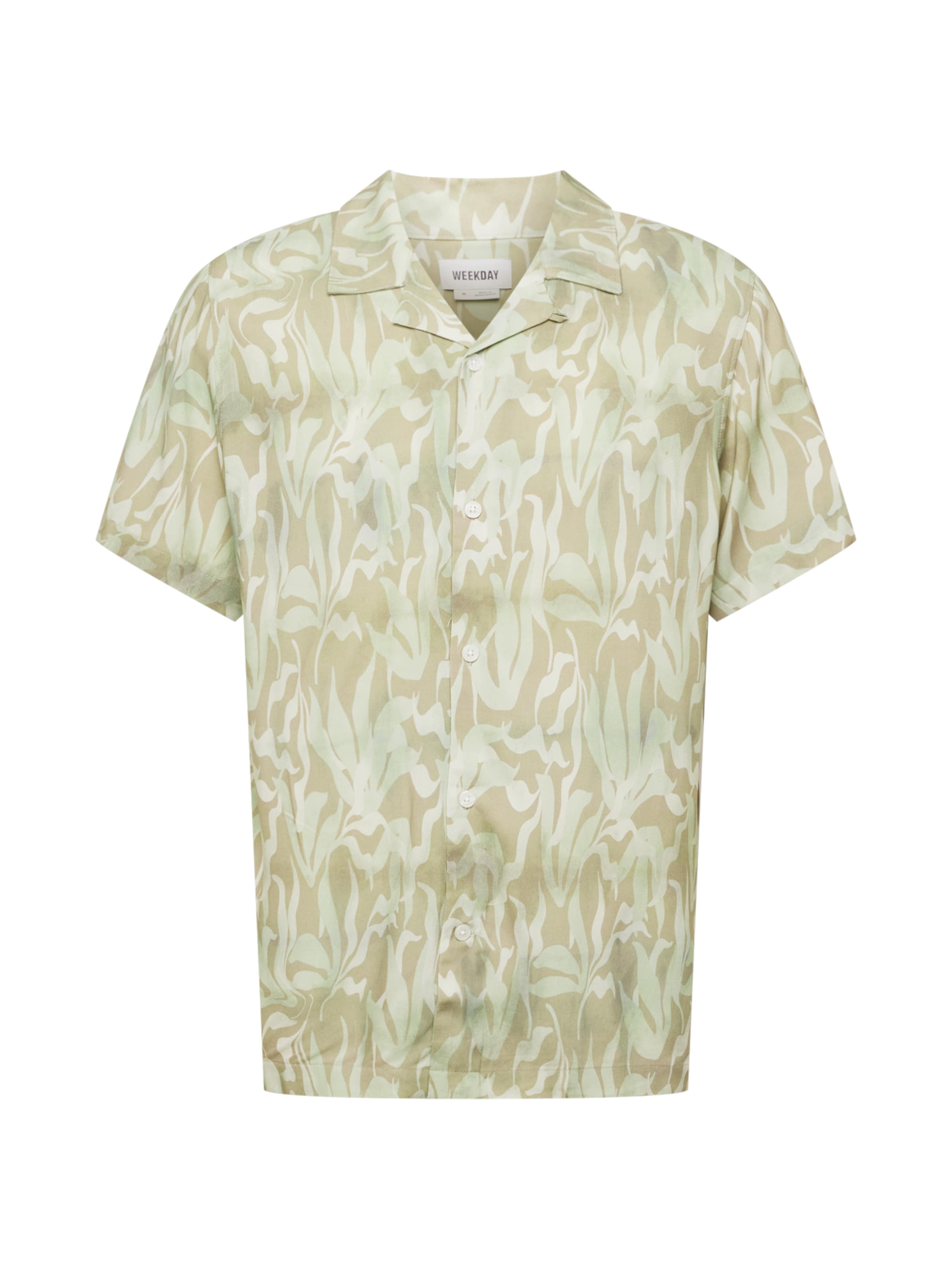 WEEKDAY Regular fit Srajca | zelena barva: sprednja stran