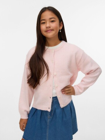 Vero Moda Girl Cardigan 'VMHOPE ' i pink: forside