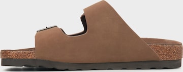Estro Pantolette '918-1' i brun: framsida