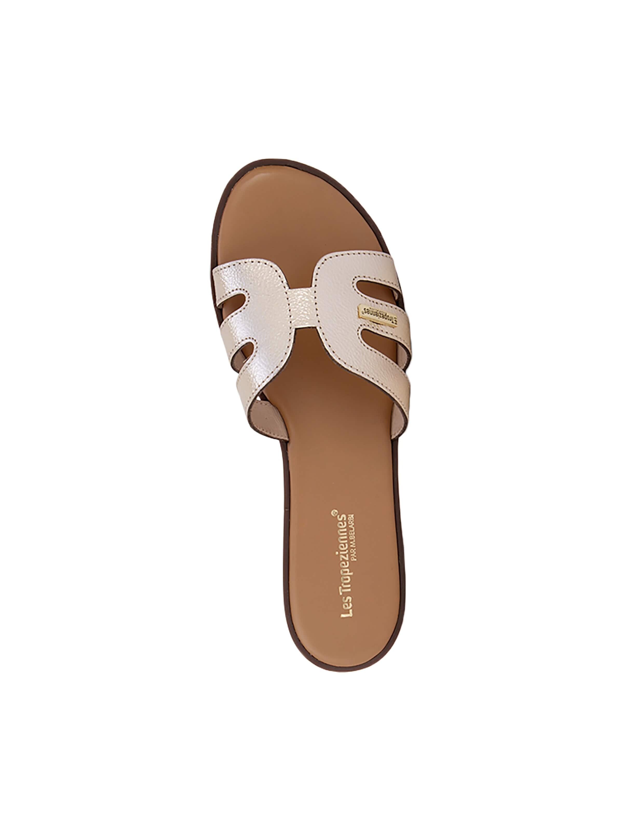 Les Tropéziennes Sandal 'Ledersandalen von Les Hamigos' in Gold