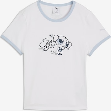 PUMA Shirt 'POWERPUFF' in White: front